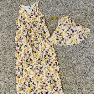 Mommy & Me Matching Dresses Large & 18/24 Months